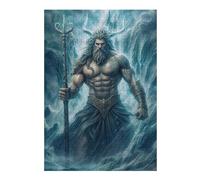 Puzzle Coloré pour Adultes, Motif Poseidon, 300 PCS