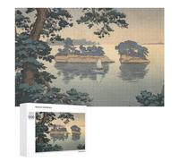 Puzzle Coloré pour Adultes, Motif Spring Rain, 1000 PCS