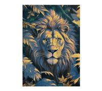 Puzzle Coloré pour Adultes, Motif The Golden Lion, 300 PCS