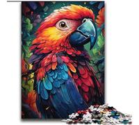 Puzzle coloré représentant Un Perroquet pour Adultes et Adolescents Ce Jouet de Divertissement Familial est idéal comme Cadeau pour Toute la Famille (70x100cm)