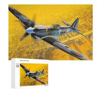 Puzzle Coloré Spitfire FR MkXIV RAF pour Adultes, 1000 PCS