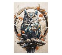Puzzle Coloré Winter Watchful Guardian pour Adultes, 1000 PCS | Des détails du motif nets: une méthode de montage claire à la maison.
