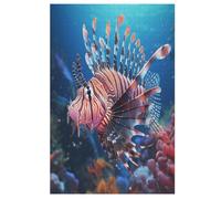 Puzzle Colorful Poisson pour Adultes Puzzles De 1000 Pièces pour Enfants, Puzzles en Bois pour Adultes, pour La Famille Et Les Amis (78×53cm)