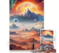 Puzzle Colosse Solaire 1000 Pièces pour Adultes Think Smart Toy Family Joy Découpe Précise Pièce d'art (50x75cm)