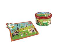Puzzle - combat de chevaliers multicolore TU