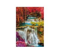 Clementoni Puzzle pour adultes HQC Colourful Thai Falls 1000 pièces Fabriqué en Italie 39984