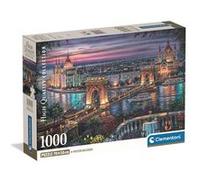 Clementoni – Puzzle 1000 pièces Lights of the Danube – 14 ans et +