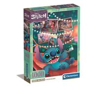 Clementoni - Puzzle 1000 pièces Disney Stitch - Adulte 70×50 cm avec poster - Écologique