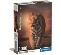 Clementoni - 39773 Collection Puzzle Tiger - 1000 Pièces - Puzzle Adulte, Divertissement pour Adultes - Fabriqué en Italie