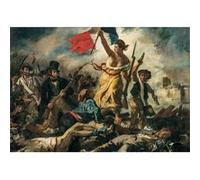 Clementoni – Puzzle 1000 pièces Delacroix Liberty Leading – Boîte compacte, Fabriqué en Italie