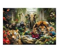 Clementoni – Puzzle pour adultes 1000 pièces HQC Mystic Jungle – Compact Box, Fabriqué en Italie