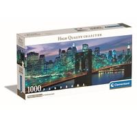 Clementoni - 1000p Panorama New York - 98 x 33 cm - Avec poster