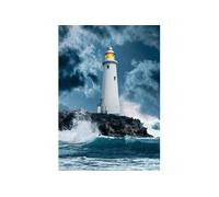 Puzzle Compact 1000 pièces : Phare dans la tempête