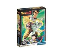 Clementoni - Puzzle pour Adultes 1500 Pièces, Dragonball Z Compact Fabriqué en Italie, 31747