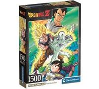Clementoni - Puzzle pour Adultes 1500 Pièces, Dragonball Z Compact Fabriqué en Italie, 31747