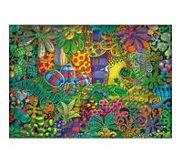 Clementoni - Puzzle pour Adultes 1500 Pièces, Mordillo The Painter Compact Box, Fabriqué en Italie, 31737