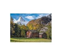 Clementoni – Puzzle pour adultes HQC Charming Matterhorn 500 pièces Compact Box, fabriqué en Italie