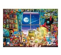 Clementoni - Puzzle pour Adultes 500 Pièces, HQC to The Moon Compact Box, Fabriqué en Italie, 35590
