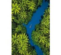 Clementoni – Puzzle 500 pièces HQC Tropical Vue Aérienne Compact Box – Fabriqué en Italie 35592