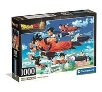 Clementoni - Puzzle pour Adultes 1000 Pièces, Dragonball - Compact Box, Fabriqué en Italie, 39955