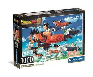 Puzzle compact CLEMENTONI Dragon Ball Super 1000 pièces 70 x 50 cm Noir