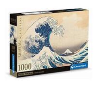 Puzzle Compact Clementoni The Great Wave Di Hokusa 1000 pièces G