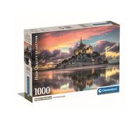Puzzle Compact Le magnifique Mont Saint-Michel 1000 pièces