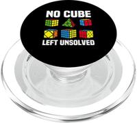 Puzzle compétitif « No Cube Left Unsolved » PopSockets PopGrip pour MagSafe