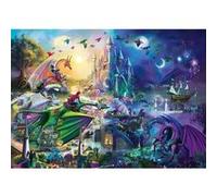 Schmidt-Spiele Puzzle 1000 pièces – Compétition nocturne de dragons