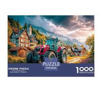 Puzzle Complexe de 1 000 pièces pour Adultes - Scène Rurale Alpine présentant Un Monde de Jeux de Puzzle Difficiles - Ces Puzzles Constituent Le Premier Cadeau pour Adultes et Enfants
