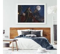 Puzzle Comte Vampire en Bois 300 Pièces, Cadeau pour Fans de Puzzle