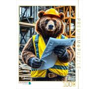 Puzzle · Construire avec l'ours | 1000 pièces · Format assemblé 64 × 48 cm · CALVENDO Puzzle