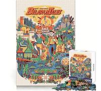 Puzzle Contes d'été de Biélorussie pour Adolescents, 1000 pièces, logique, tranquillité, évasion, sans Couture, Plaisir des Vacances (50x75cm)