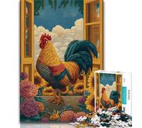 Puzzle Coq Tournesol 2000 pièces pour Adultes et Adolescents, Jouet éducatif et éducatif, idéal comme Cadeau pour Toute la Famille 70x100cm
