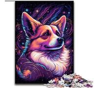Puzzle Corgi 1000 pièces pour Adultes et Adolescents, pour Un Moment de détente et de Partage, pour Un Amour de Couple Plus Intense (50x75cm)