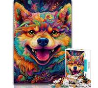 Puzzle Corgi Mutant 1000 pièces pour Adultes et Adolescents, Anti-Stress, défi Difficile à Offrir en Cadeau à Toute la Famille (50x75cm)