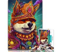 Puzzle Corgi Mutant pour Adolescents, 1 000 pièces, Difficile à réaliser, mais Amusant et Humoristique, Cadeau d'anniversaire, Cadeaux, Art Mural 38x26cm