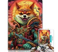 Puzzle Corgi Mutant pour Adolescents, 1 000 pièces, Jeu Familial Amusant, idéal comme Cadeau pour Toute la Famille, 38x26cm