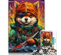 Puzzle Corgi Mutant pour Adultes, 1 000 pièces, Jeu de réflexion, décoration Murale, Cadeaux d'anniversaire et de Noël Uniques, 50x75cm