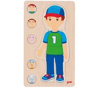 Puzzle corps humain, garçon beige TU