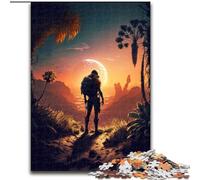 Puzzle Cosmic Adventurer 1000 pièces pour Adultes Puzzle en Carton Cadeau de Vacances Parfait pour Noël, Halloween, Pâques, Nouvel an Taille 38x26cm