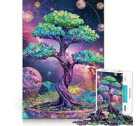 Puzzle Cosmic Bonsai de 1000 pièces pour Adolescents, idéal pour développer la mémoire, se détendre et Offrir Un Joli Cadeau 38x26cm