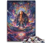 Puzzle Cosmic Girl 1000 pièces pour Adultes, Jouet éducatif et décompressant, Cadeau d'anniversaire, décoration Murale (38x52cm)