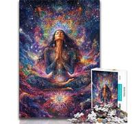 Puzzle Cosmic Girl pour Adultes et Adolescents, idéal comme Cadeau pour Toute la Famille 38x26cm