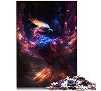 Puzzle Cosmic Phoenix Rising 1000 pièces pour Adulte - Puzzle en Bois pour Adultes - Jeu éducatif - Jouet de défi 50 x 75 cm