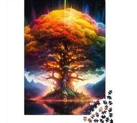 Puzzle Cosmic Tree Of Life4894 - 1000 pièces - Puzzle en bois pour adultes et adolescents - Jeu familial - Cadeau pour la veille de Noël - 1000 pièces (75 x 50 cm)