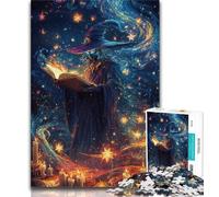 Puzzle Cosmic Wizard 1000 pièces pour Adultes, Jeux d'activités familiales stimulants, Jouet à Faire soi-même pour décoration Murale de la Maison, Cadeaux 50x75cm