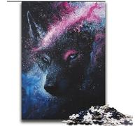 Puzzle Cosmic Wolf 2000 pièces pour Adolescents et Adultes, Jeu Familial Anti-Stress, défi Difficile, Superbes Cadeaux et Jouets (70x100cm)