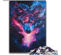 Puzzle Cosmic Wolf 2000 pièces pour Adultes et Adolescents, Collection d'artistes, Beaux-Arts (70x100cm)