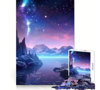 Puzzle Cosmos Étoilé pour Adolescents 1000 Pièces Jeu de Détente Créatif Design Simple et Amusant Cadeau Souvenir 38x52cm